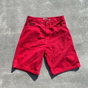 Clench Red Jorts Size 36